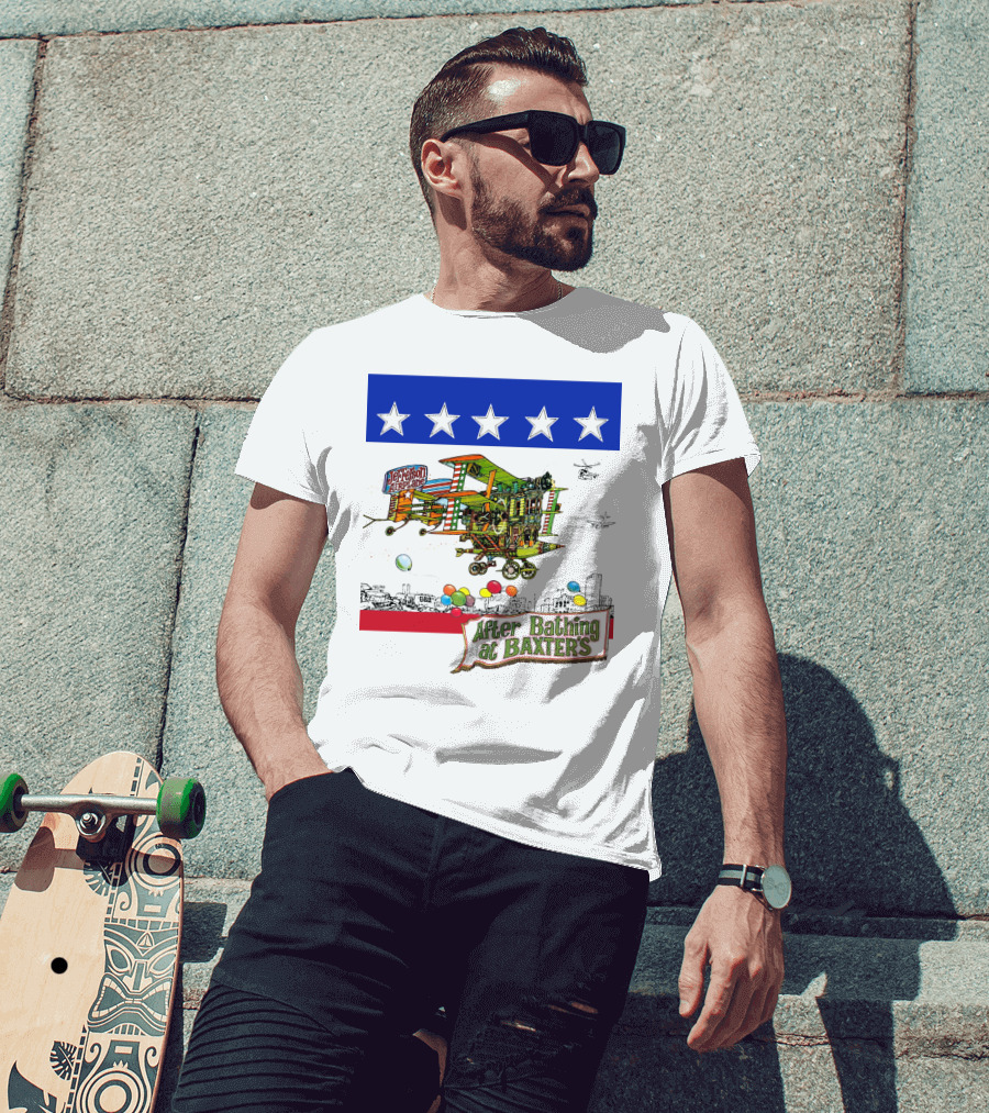 Jefferson Airplane After Bathing At Baxter's Vintage Artwork T-Shirt