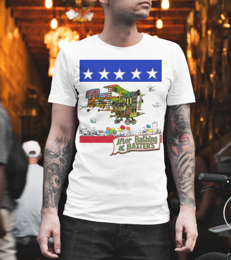 Jefferson Airplane After Bathing At Baxter's Vintage Artwork T-Shirt