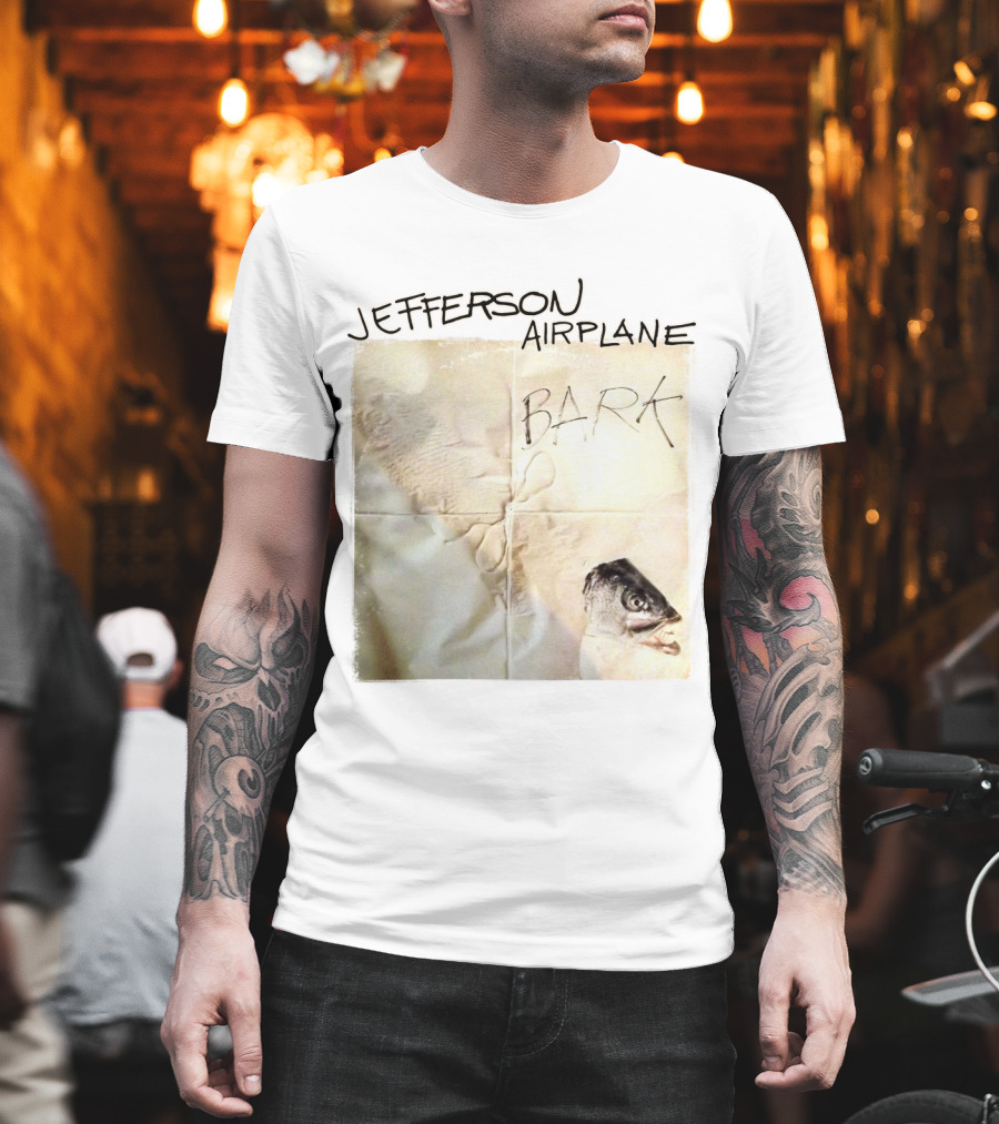 Jefferson Airplane Bark Fish Cover T-Shirt