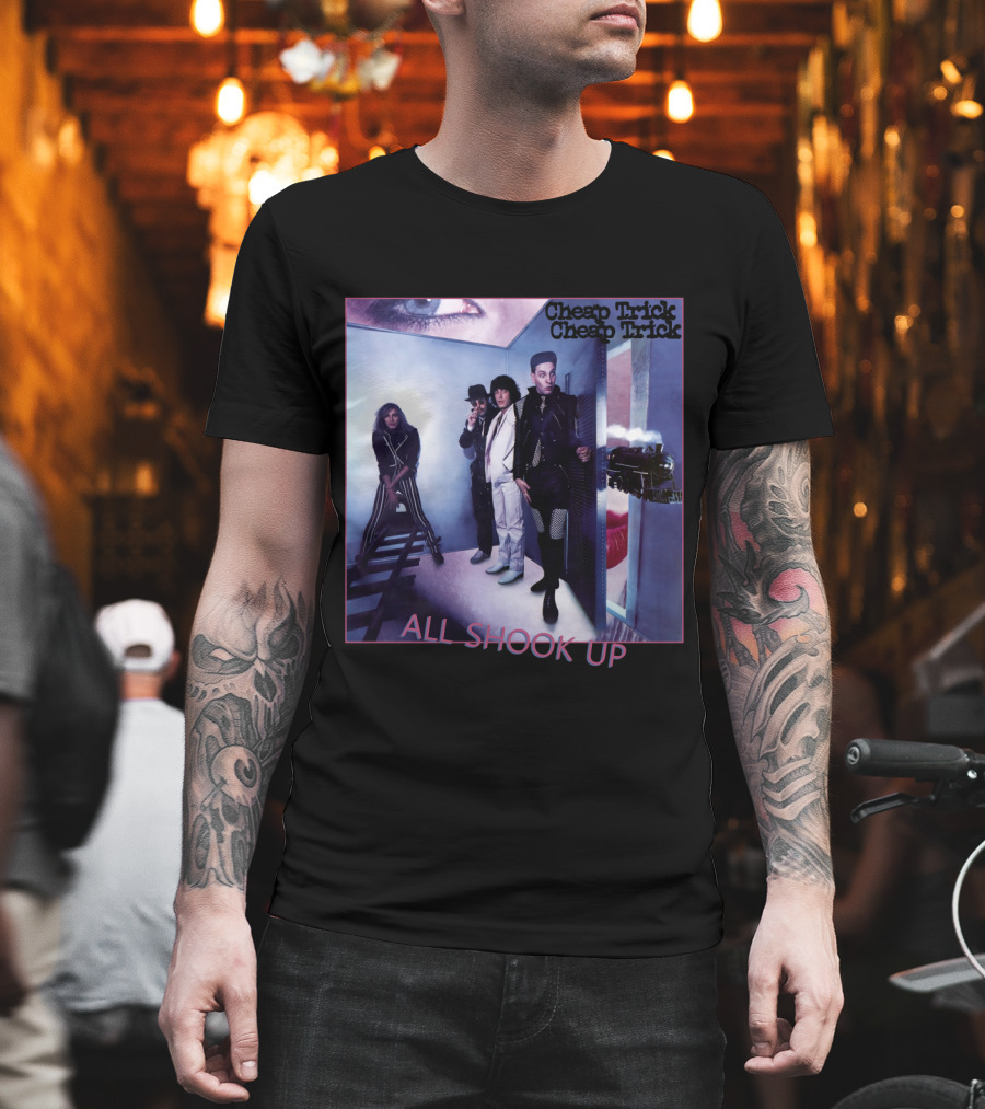 Cheap Trick All Shook Up Album Cover T-Shirt