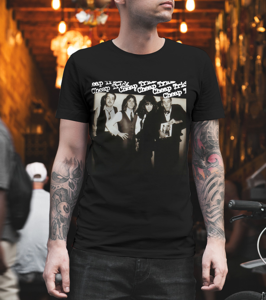 Cheap Trick Album Cover Vintage Rock Band Photo T-Shirt