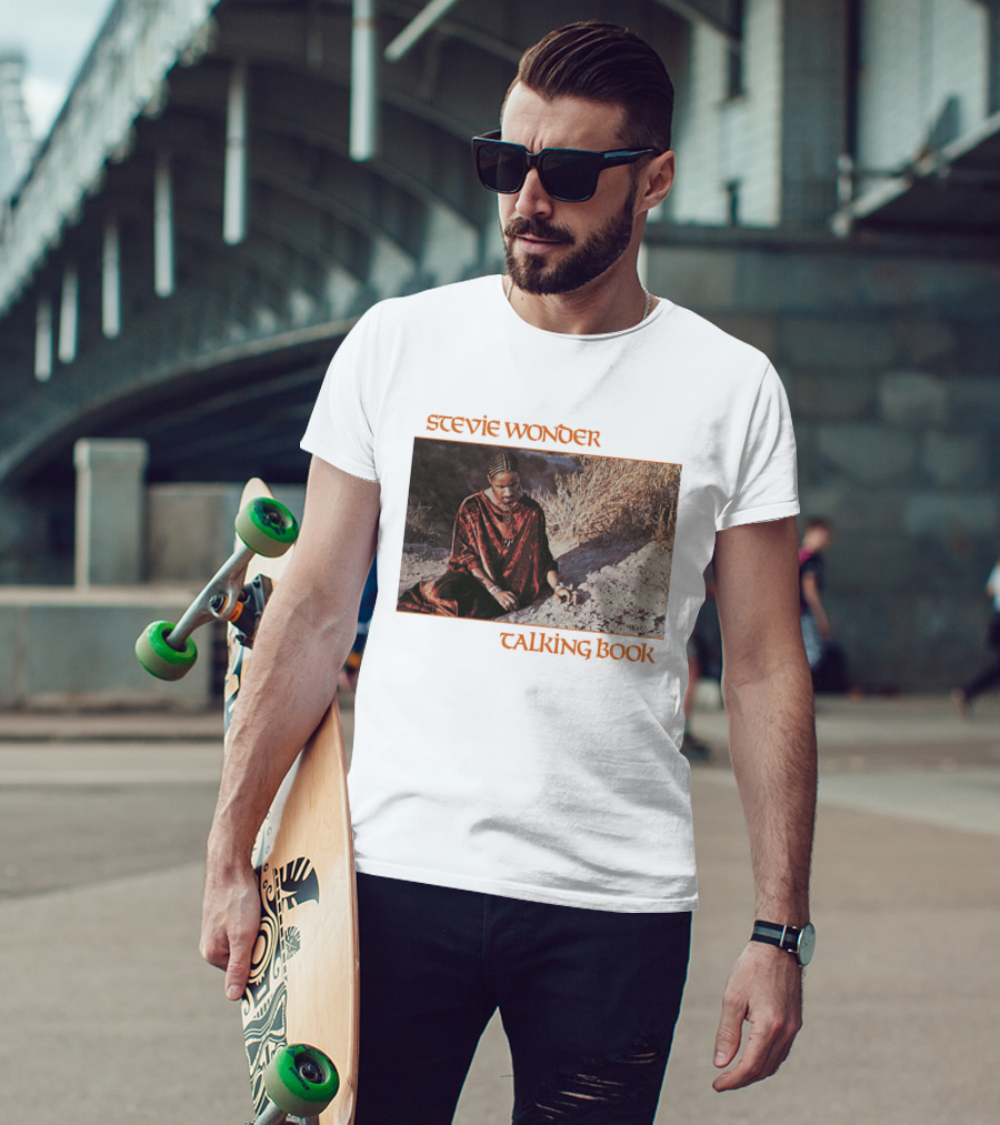 Stevie Wonder Talking Book Album Cover T-Shirt