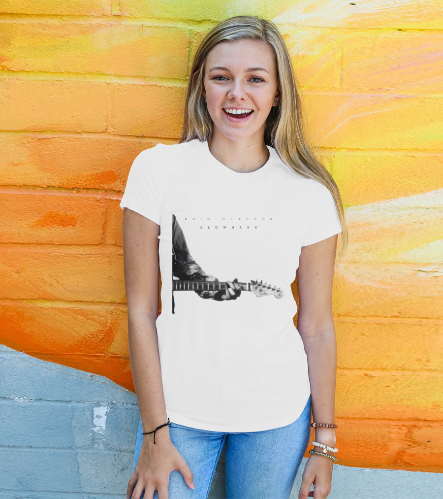 Eric Clapton Slowhand Album Cover Guitarist T-Shirt