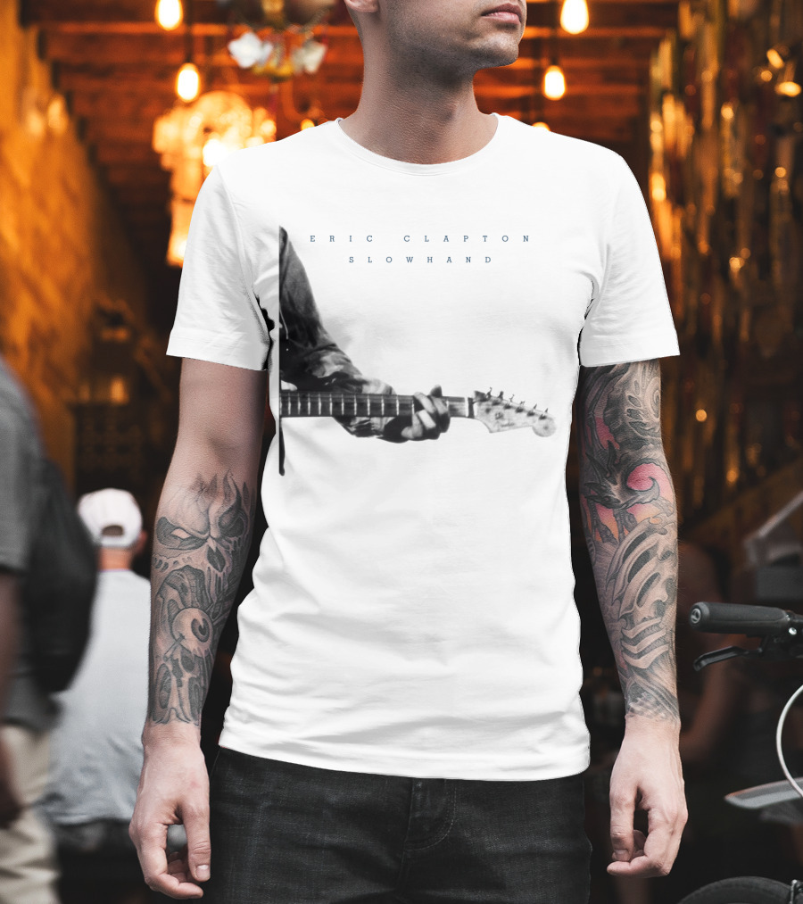 Eric Clapton Slowhand Album Cover Guitarist T-Shirt