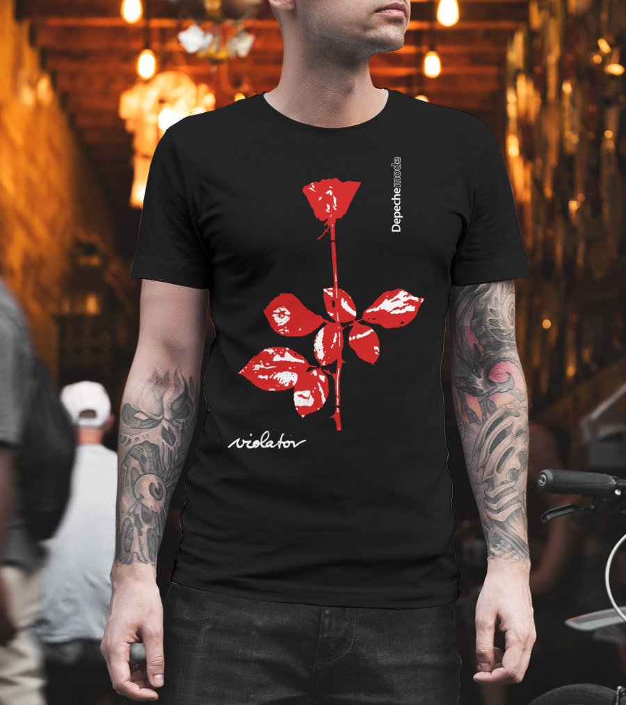 Depeche Mode Violator Red Rose T-Shirt