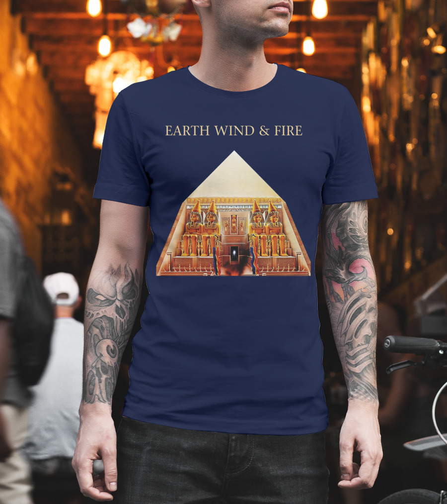 Earth Wind & Fire Pyramid Egyptian Theme T-Shirt