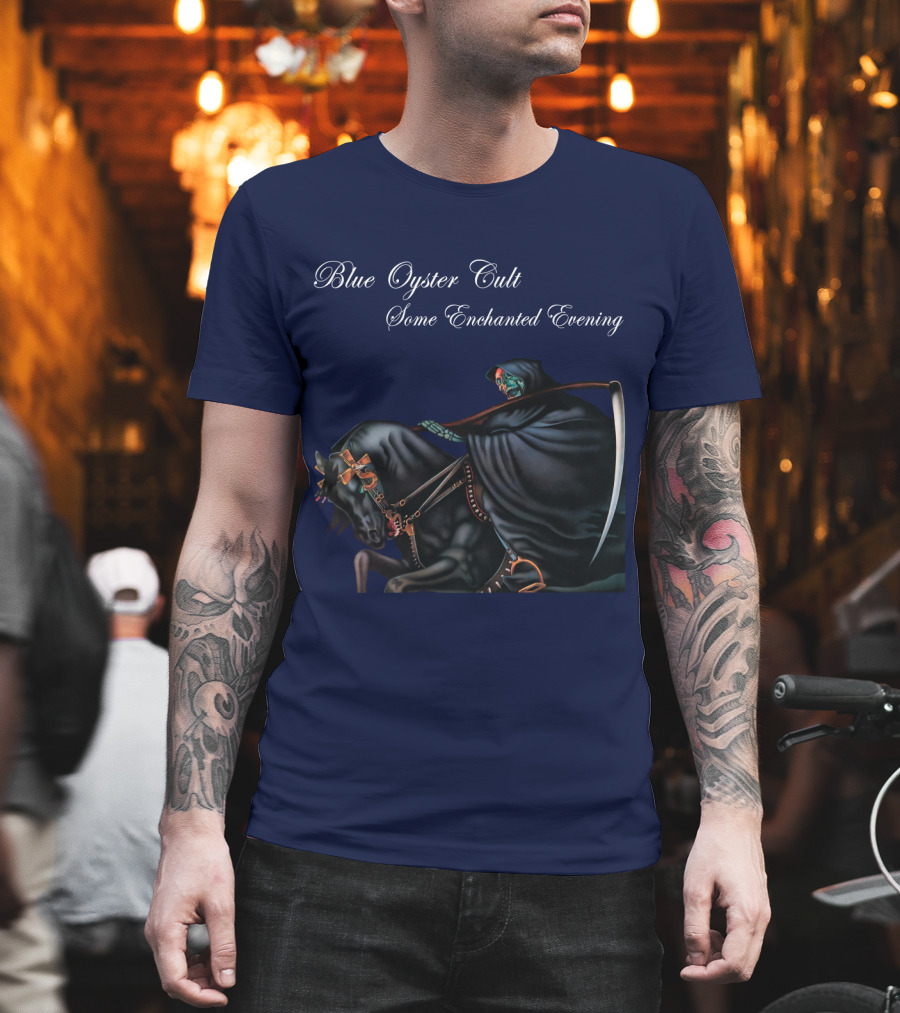 Blue Oyster Cult Some Enchanted Evening Rider With Scythe T-Shirt
