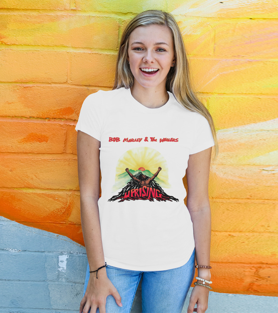 Bob Marley & The Wailers Uprising Sun Mountain Freedom T-Shirt