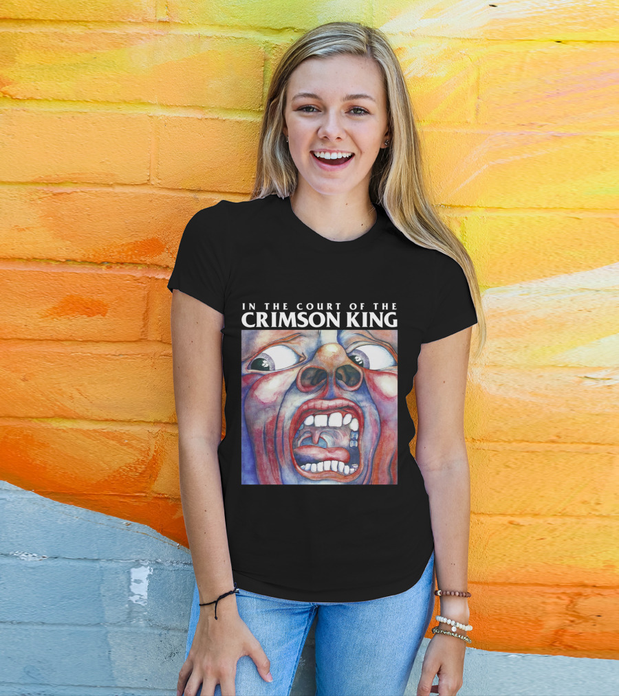 In The Court Of The Crimson King King Crimson Album Cover Iconic Artwork T-Shirt