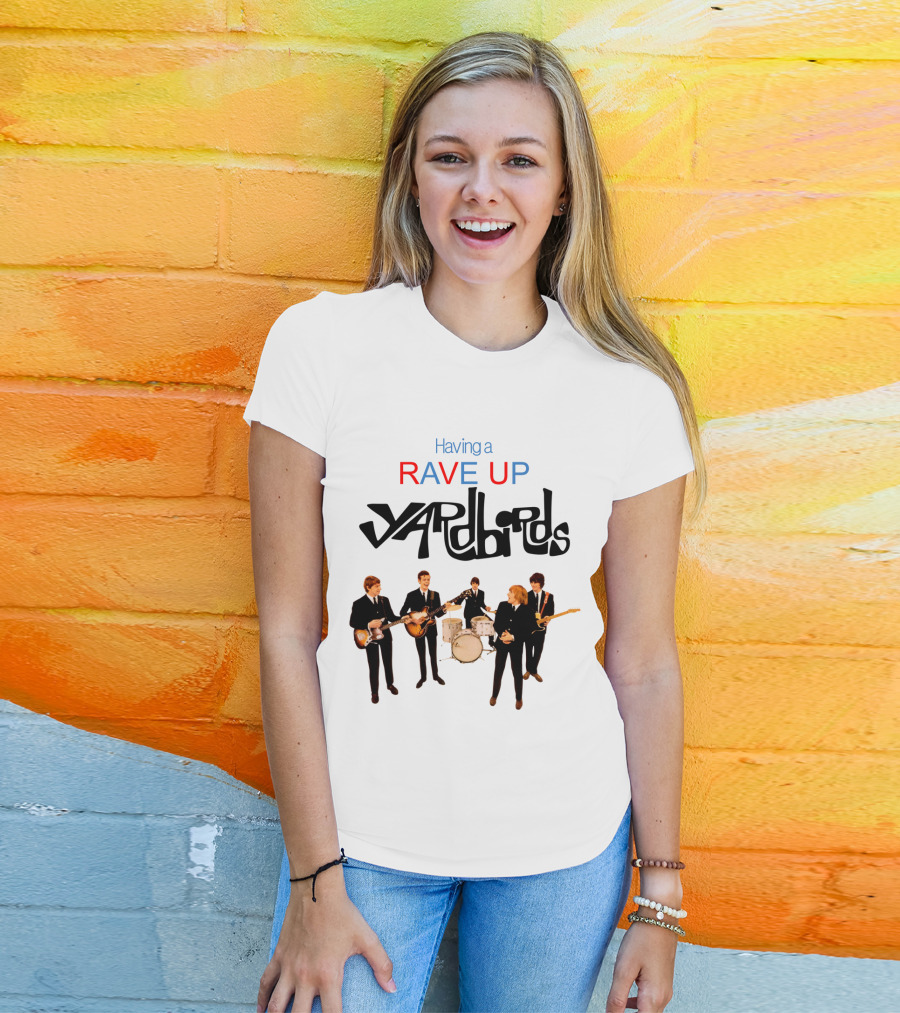Yardbirds Having A Rave Up Band Performance T-Shirt