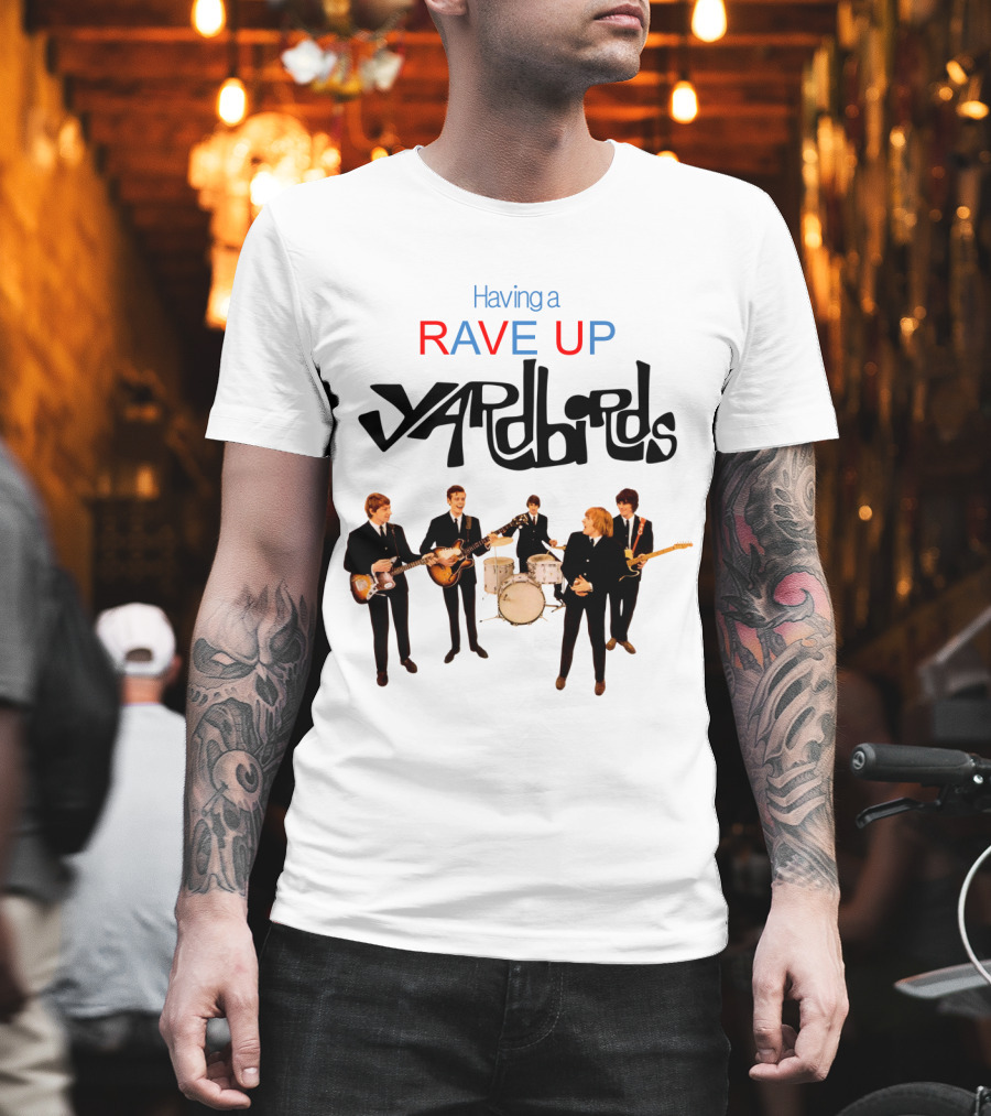 Yardbirds Having A Rave Up Band Performance T-Shirt