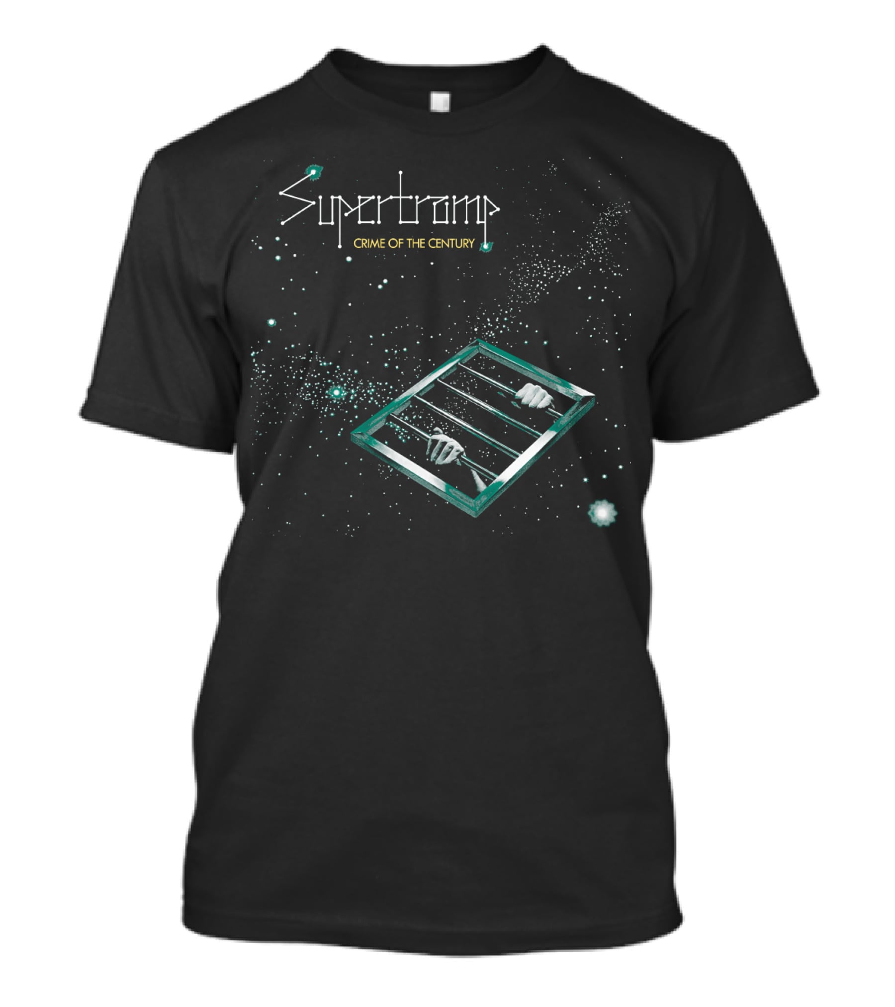 Supertramp Crime Of The Century Album Cover With Stars And Bars T-Shirt