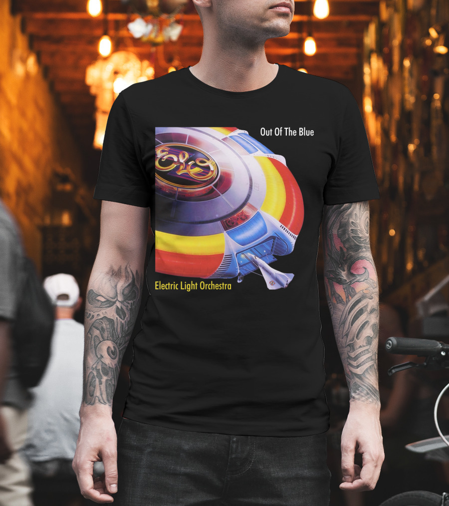 ELO Electric Light Orchestra Out Of The Blue Spaceship T-Shirt