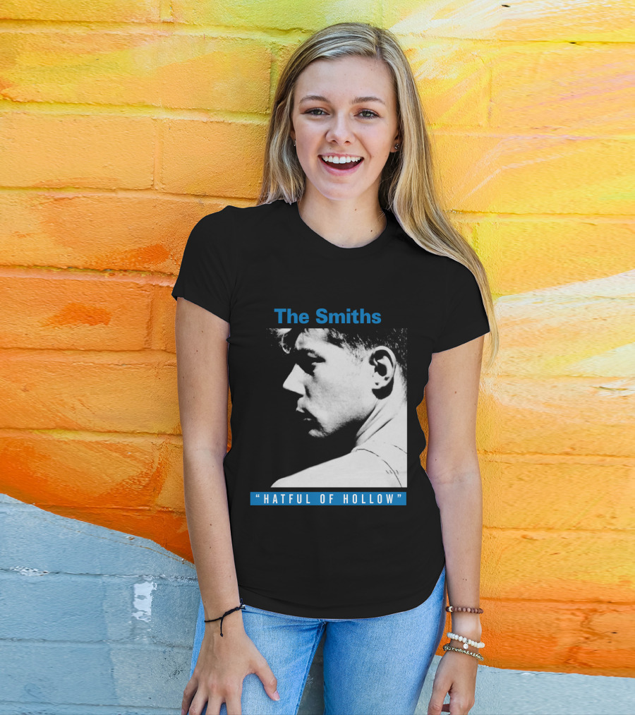 The Smiths Hatful Of Hollow Black And White Profile T-Shirt