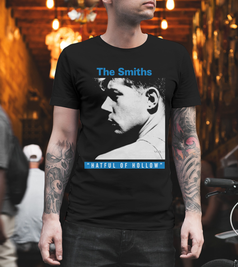 The Smiths Hatful Of Hollow Black And White Profile T-Shirt