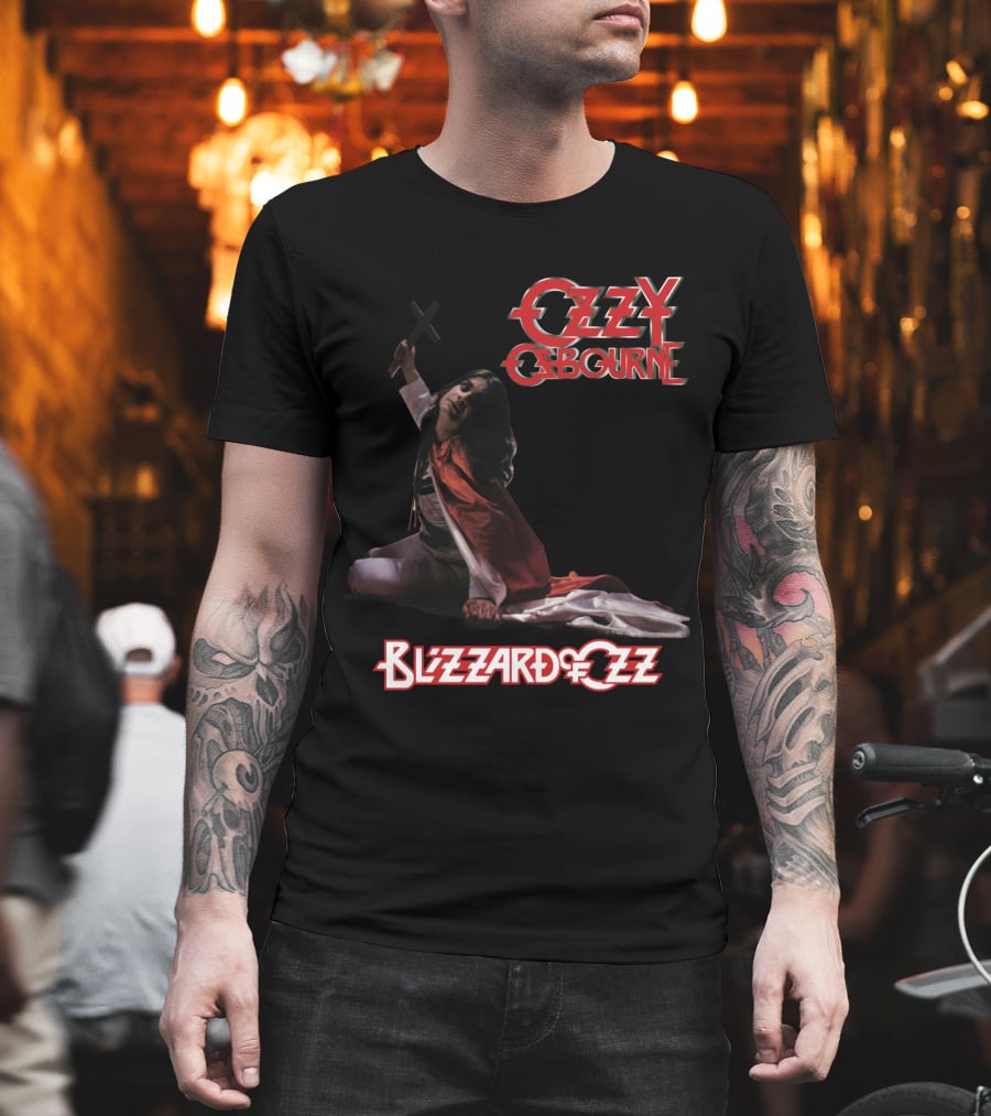 Ozzy Osbourne Blizzard of Ozz Rock Album Art Classic T-Shirt