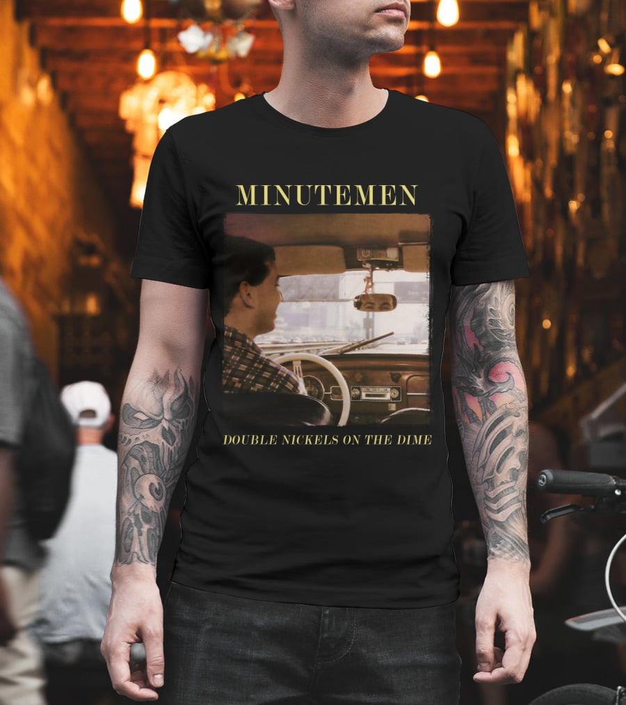 Minutemen Double Nickels On The Dime Album Cover Driving Scene T-Shirt