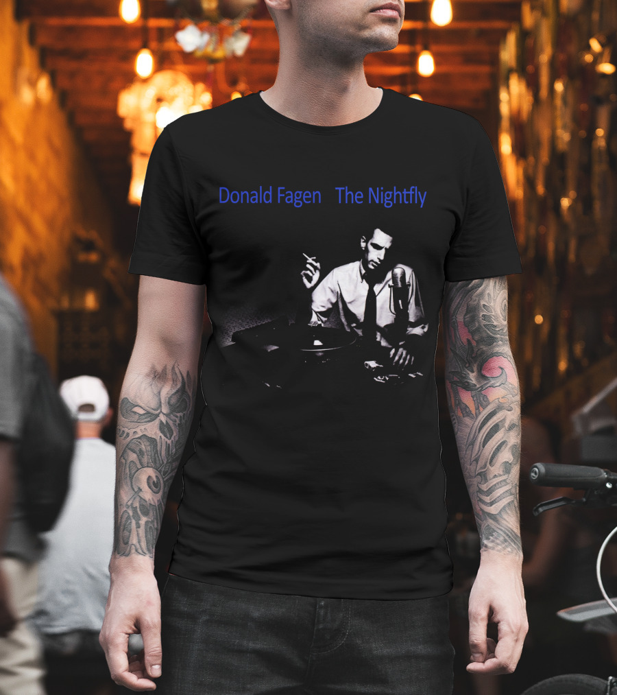 Donald Fagen The Nightfly Jazz Radio Host T-Shirt
