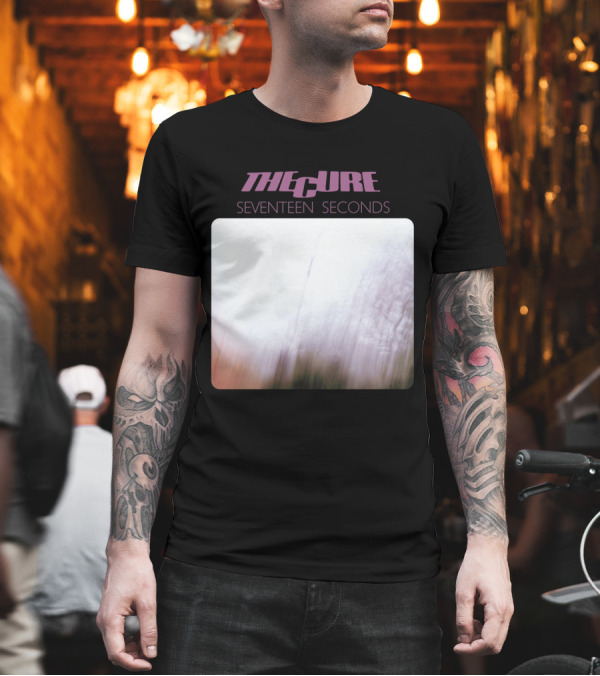 The Cure Seventeen Seconds Blurred Trees Album Cover T-Shirt The Cure Seventeen Seconds Blurred Trees Album Cover T-Shirt