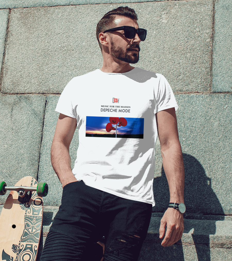 DEPECHE MODE Music For The Masses Sunset Speakers T-Shirt