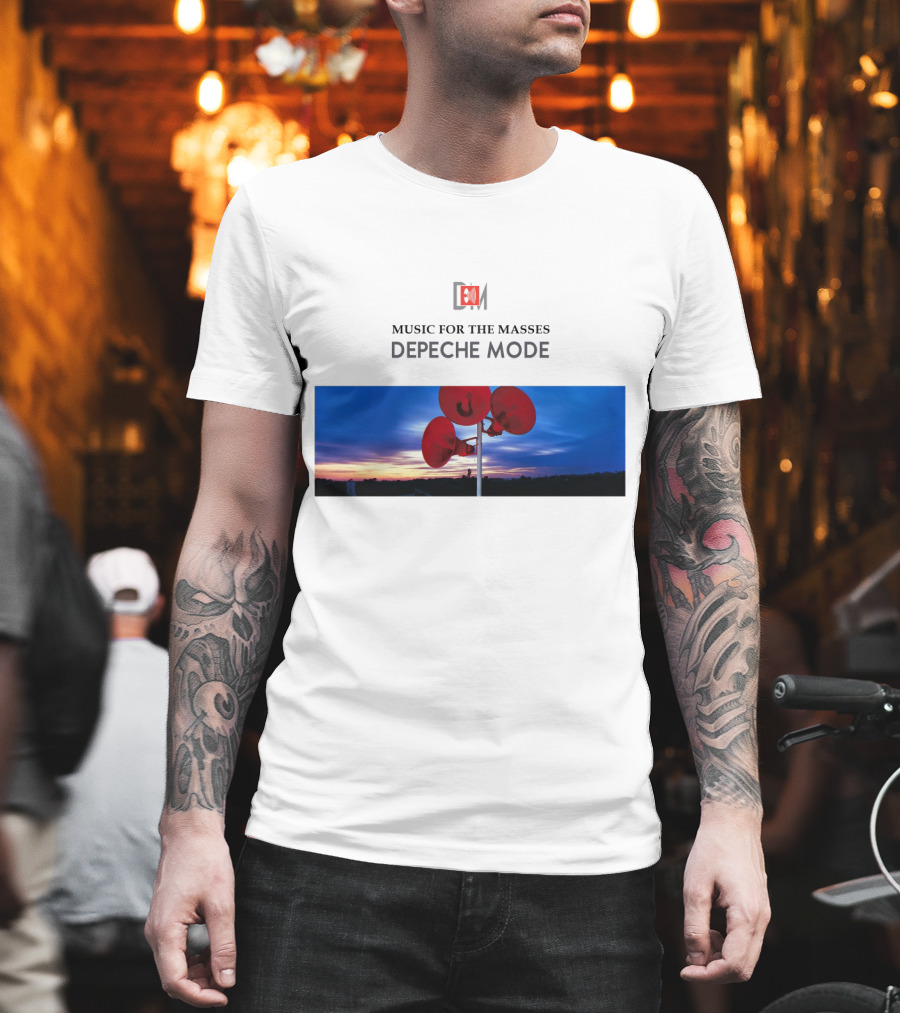 DEPECHE MODE Music For The Masses Sunset Speakers T-Shirt