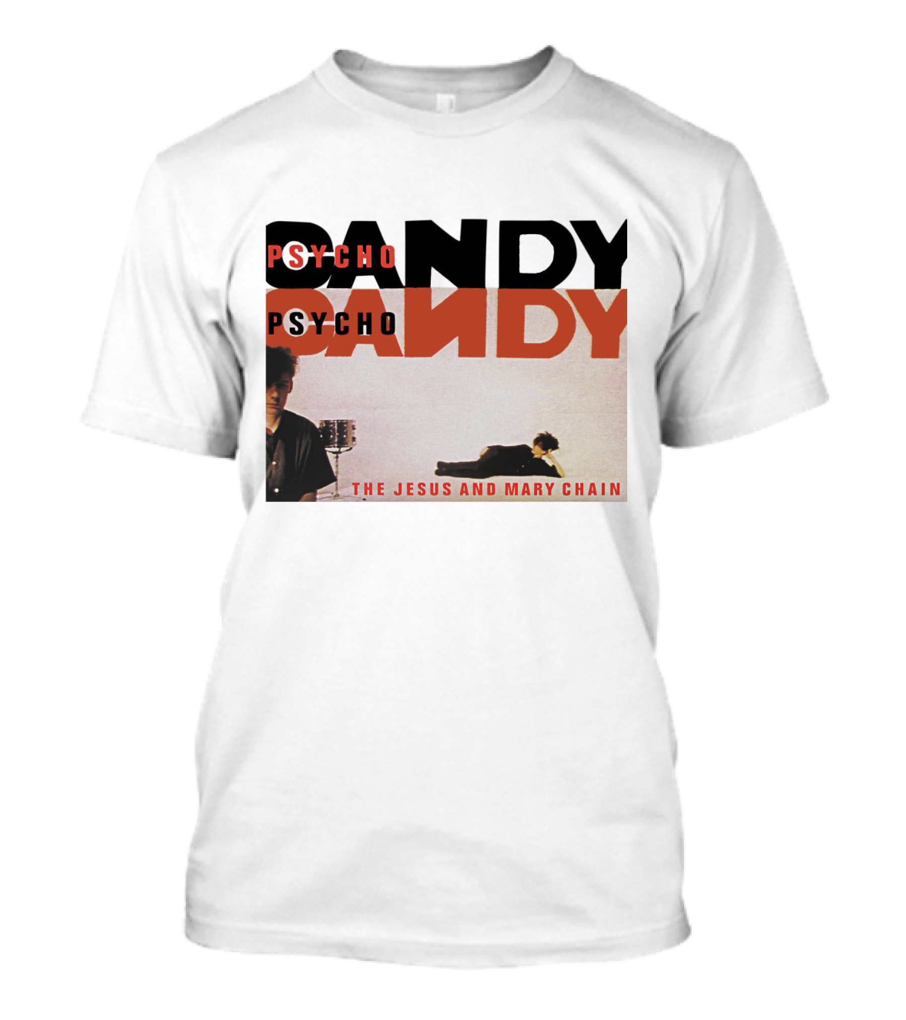 Psychocandy Album Cover The Jesus And Mary Chain T-Shirt
