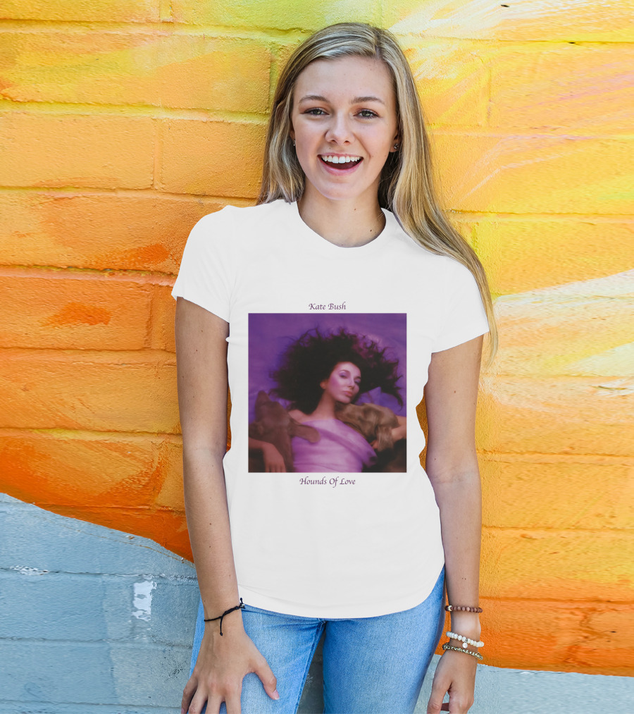 Kate Bush Hounds Of Love Album Cover Image T-Shirt