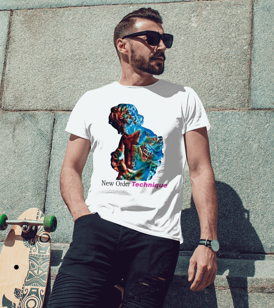 New Order Technique Album Sculpture T-Shirt