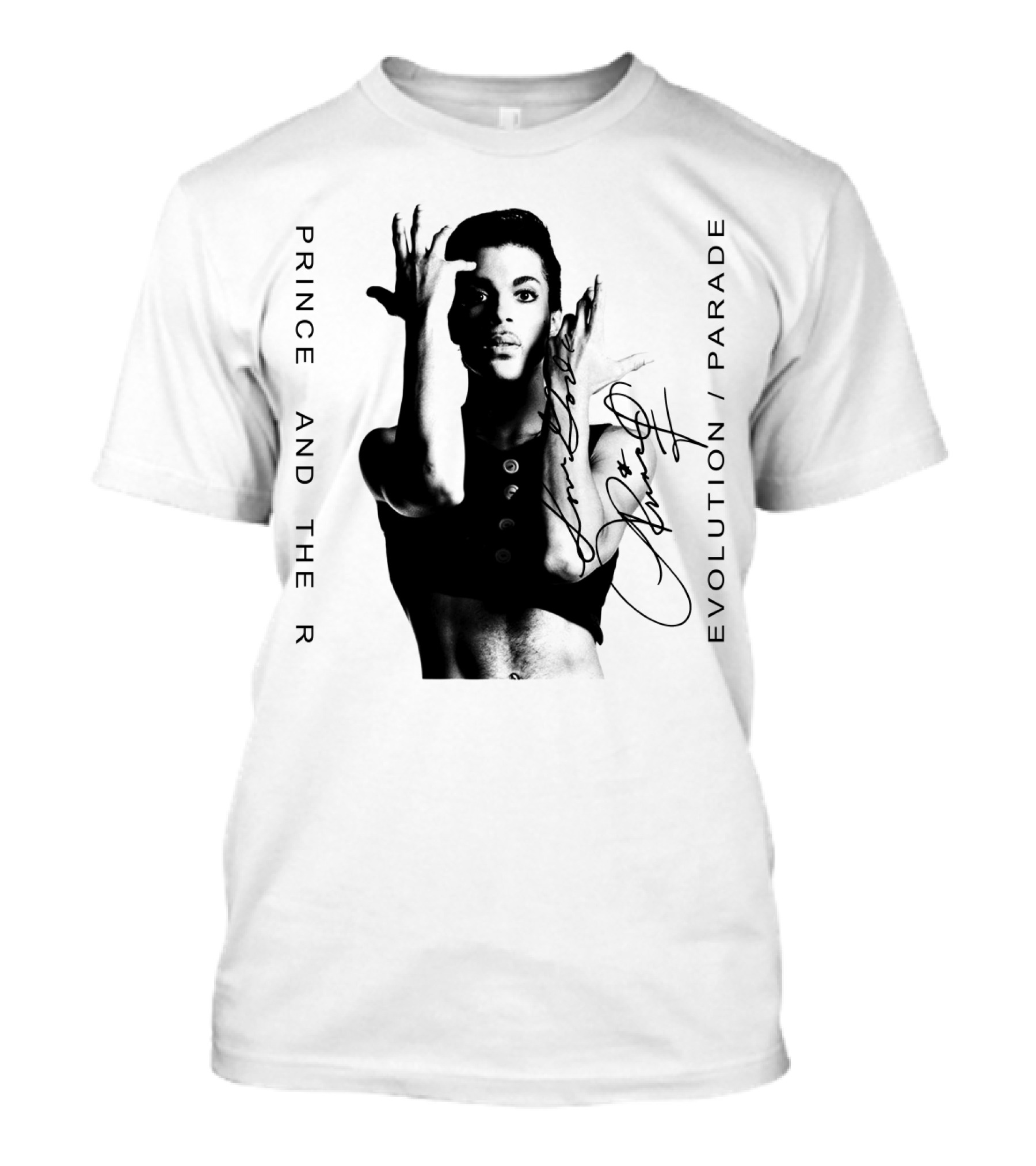 Prince And The Revolution Parade Signed Album Cover T-Shirt