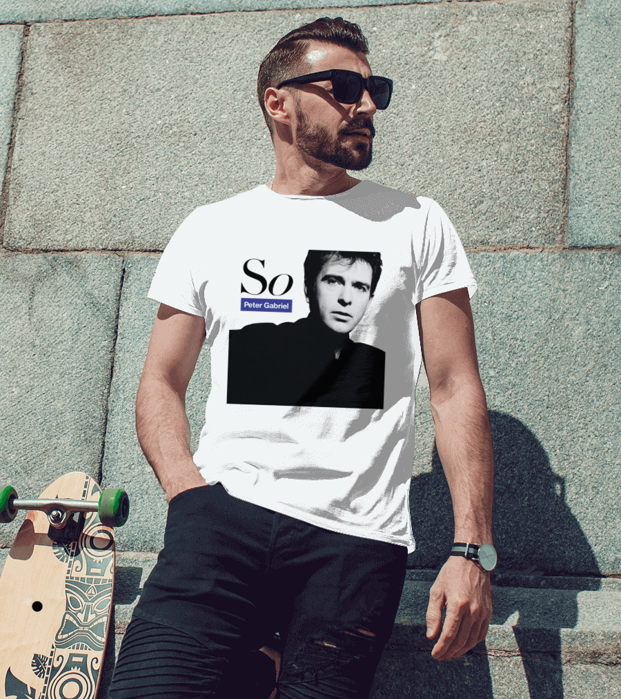 So Peter Gabriel Album Cover T-Shirt