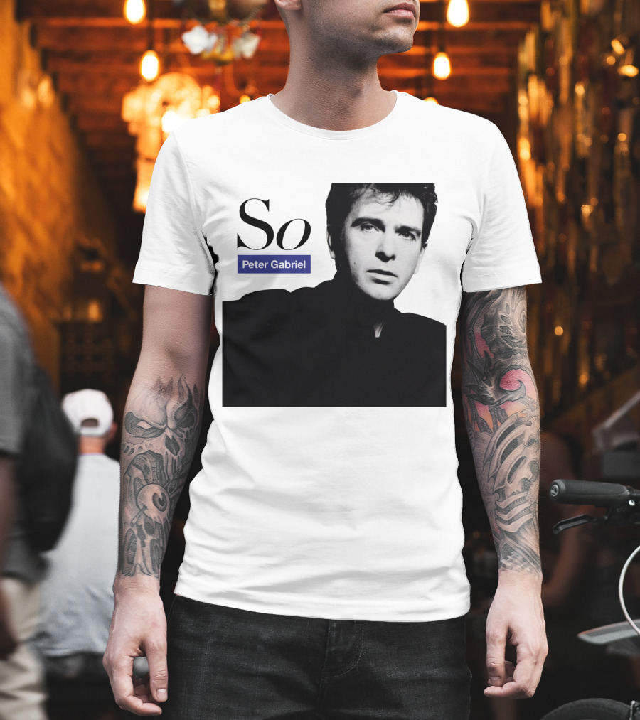 So Peter Gabriel Album Cover T-Shirt