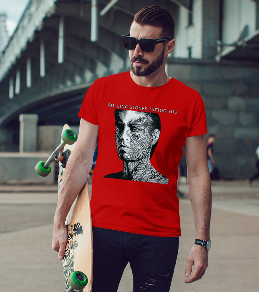 Rolling Stones Tattoo You Face Art T-Shirt