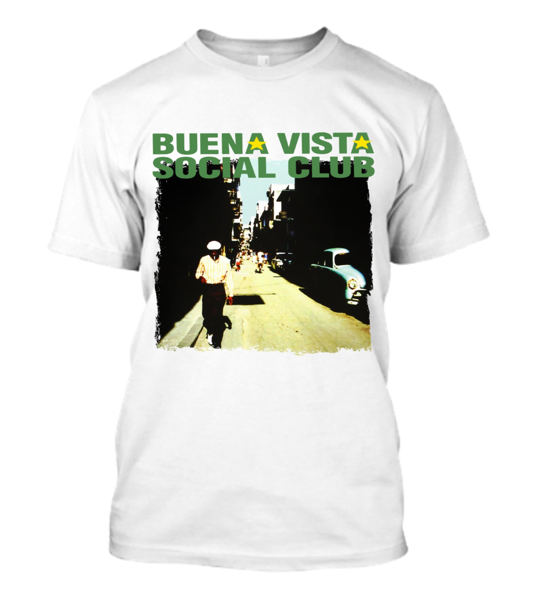 Buena Vista Social Club Vintage Havana Street Scene T-Shirt