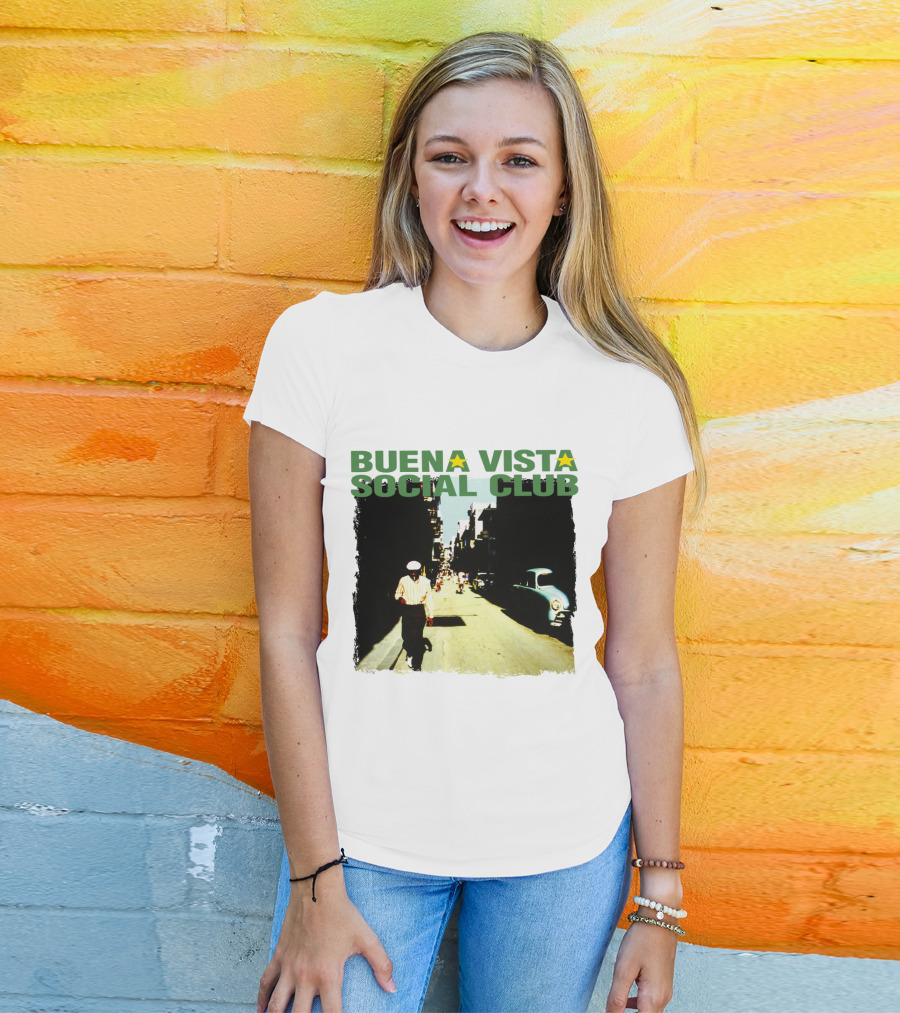 Buena Vista Social Club Vintage Havana Street Scene T-Shirt
