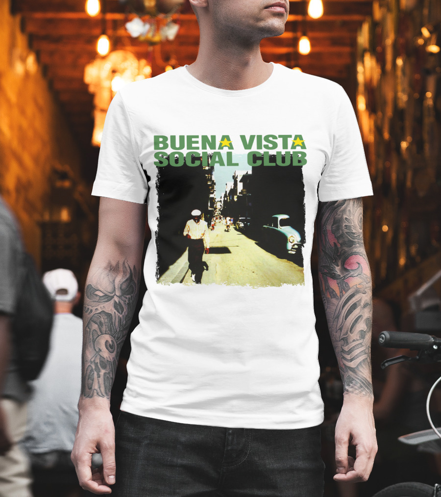 Buena Vista Social Club Vintage Havana Street Scene T-Shirt