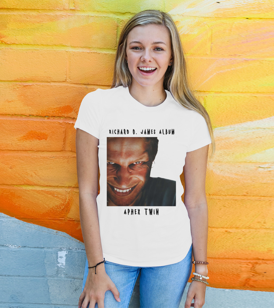 Richard D. James Album Aphex Twin Smiling Face T-Shirt