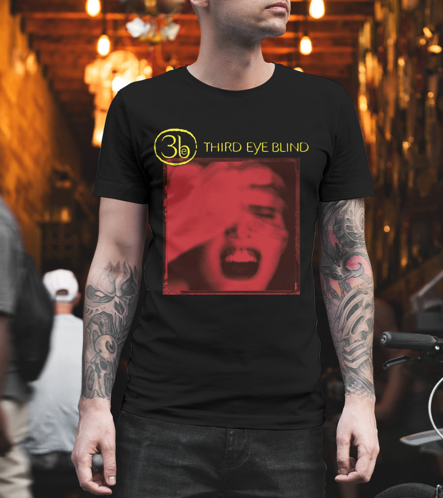 3eb Third Eye Blind Red Portrait Iconic Album Cover T-Shirt