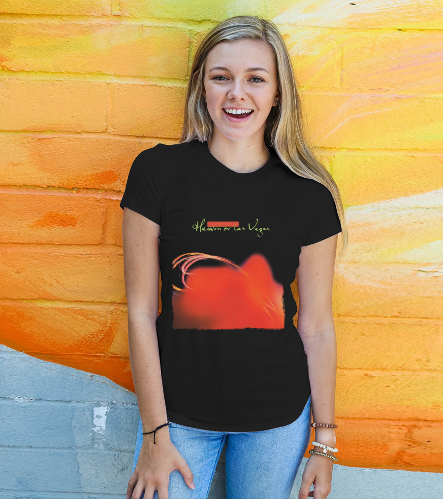 Cocteau Twins Heaven Or Las Vegas Red Abstract Swirl T-Shirt