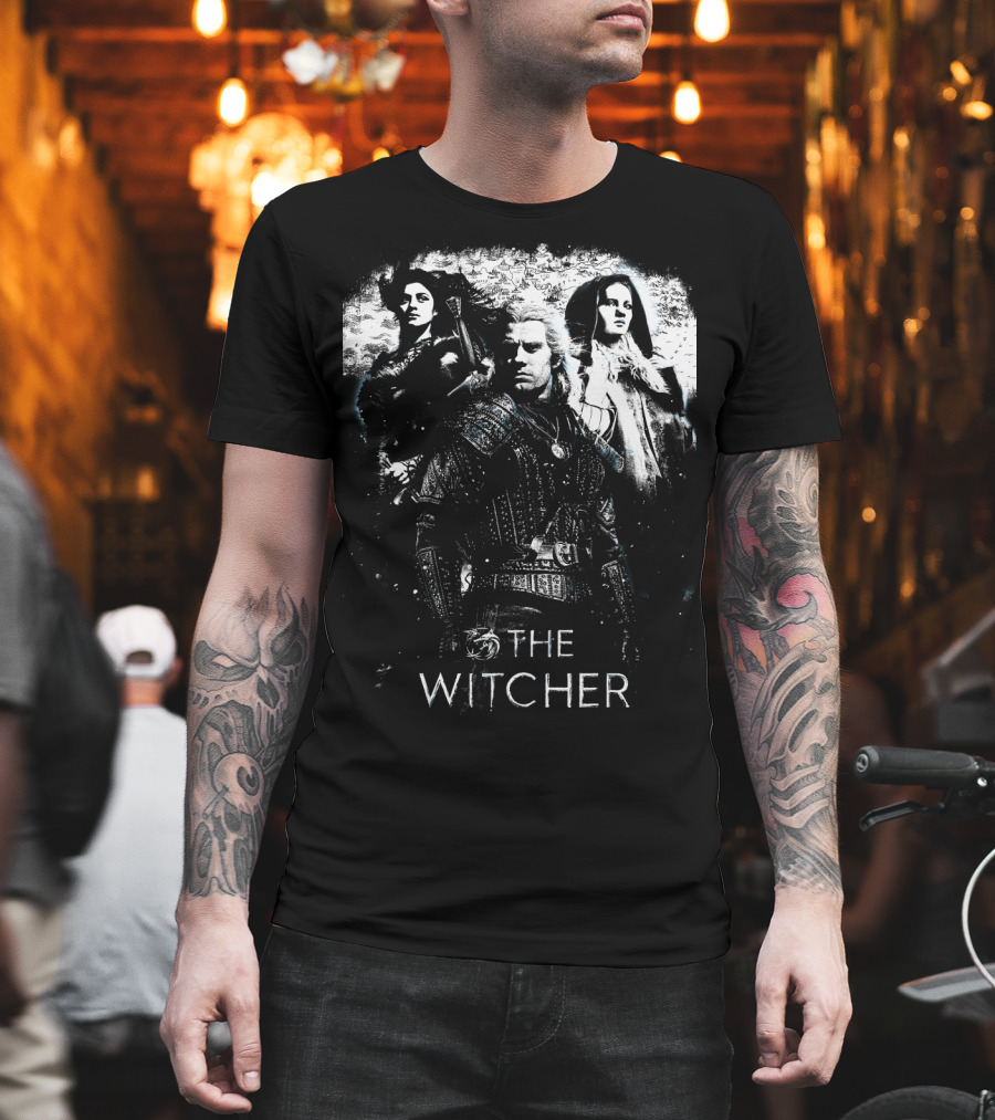 The Witcher Geralt Yennefer And Ciri Magical Adventure T-Shirt