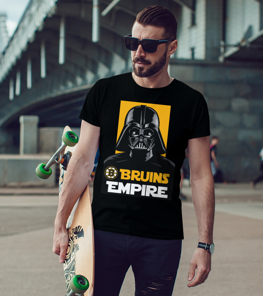Bruins Empire Boston Bruins Darth Vader NHL T-Shirt