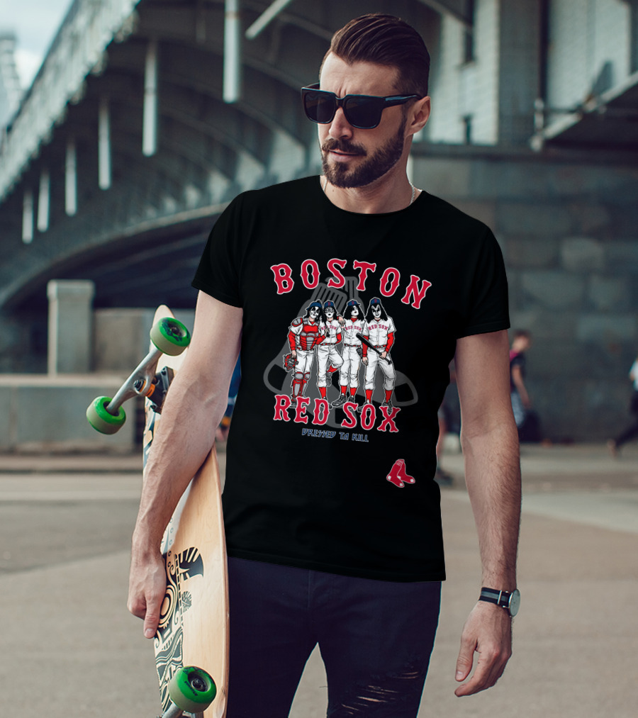 Boston Red Sox KISS Dressed To Kill T-Shirt