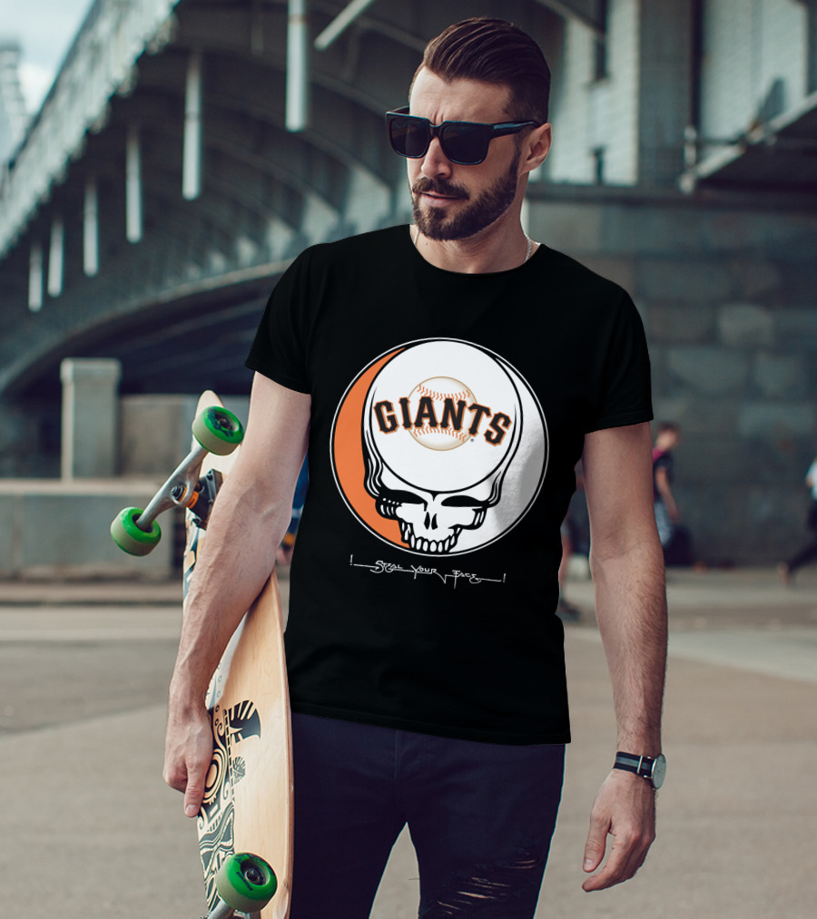 GRATEFUL DEAD San Francisco Giants Steal Your Face T-Shirt