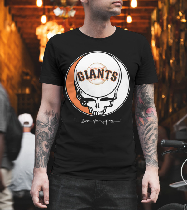 GRATEFUL DEAD San Francisco Giants Steal Your Face T-Shirt GRATEFUL DEAD San Francisco Giants Steal Your Face T-Shirt