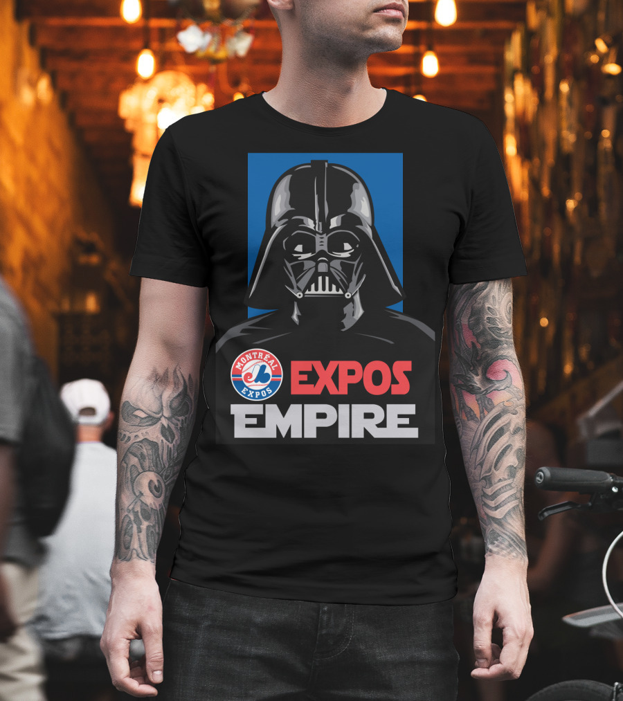 Montreal Expos Empire Darth Vader T-Shirt
