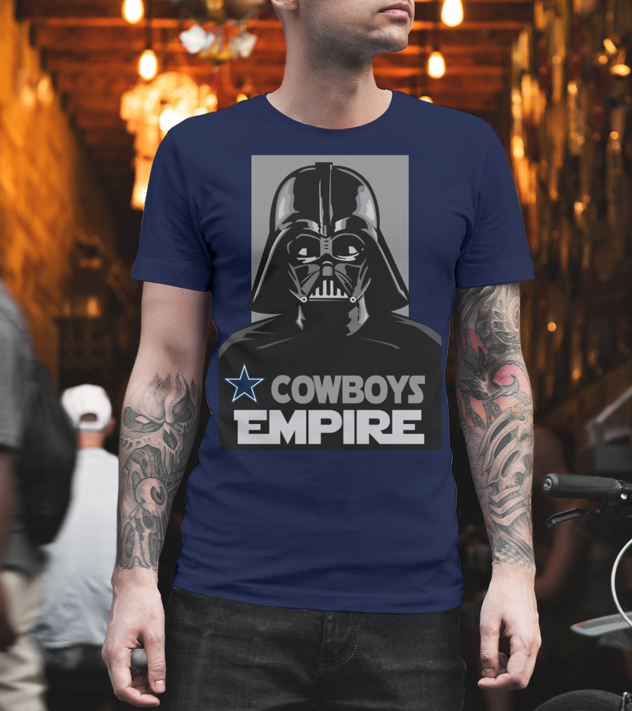 Cowboys Empire Darth Vader Star Wars Dallas Cowboys Star T-Shirt