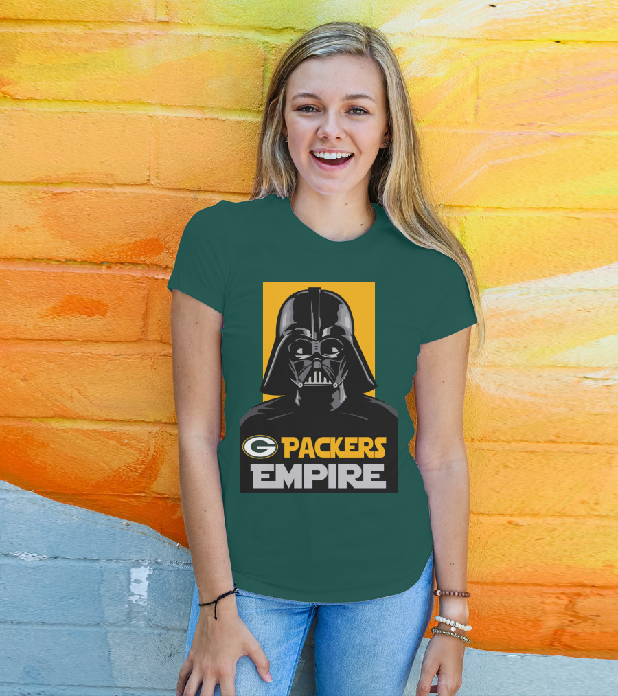 Packers Empire Darth Vader Green Bay T-Shirt