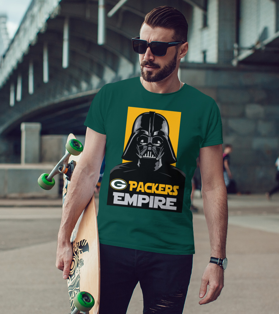 Packers Empire Darth Vader Green Bay T-Shirt