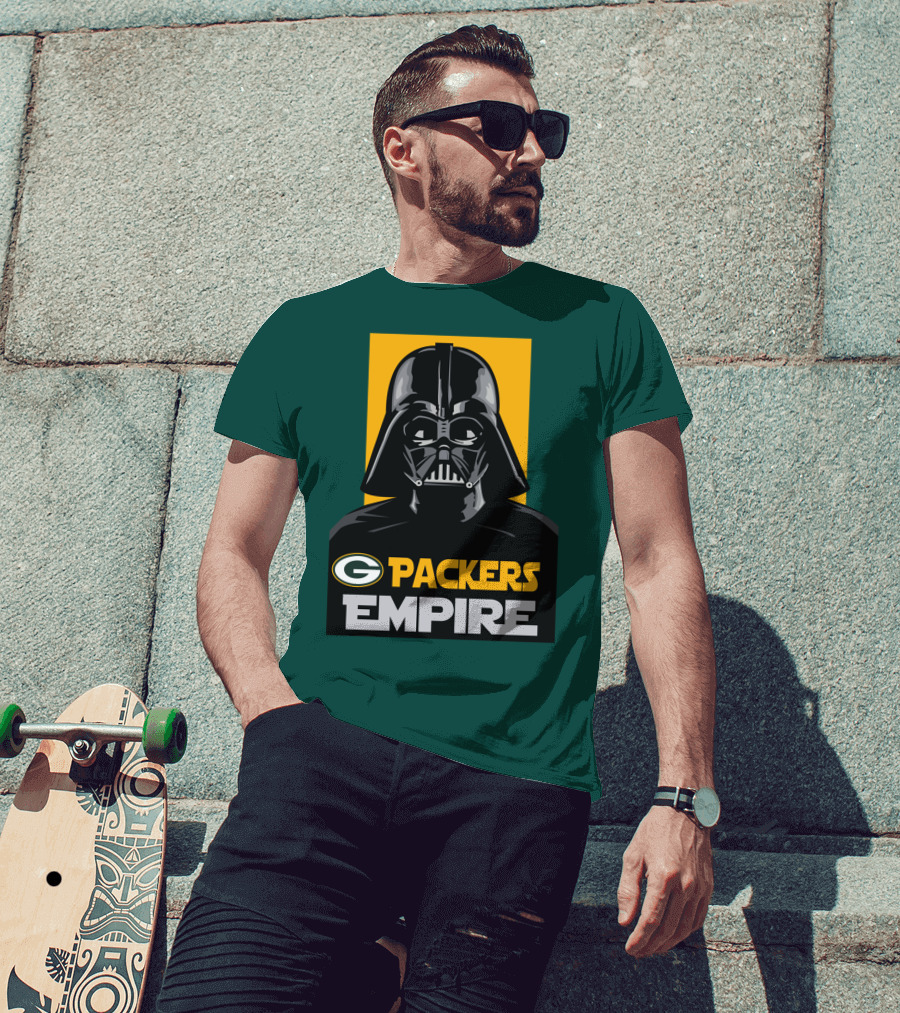 Packers Empire Darth Vader Green Bay T-Shirt