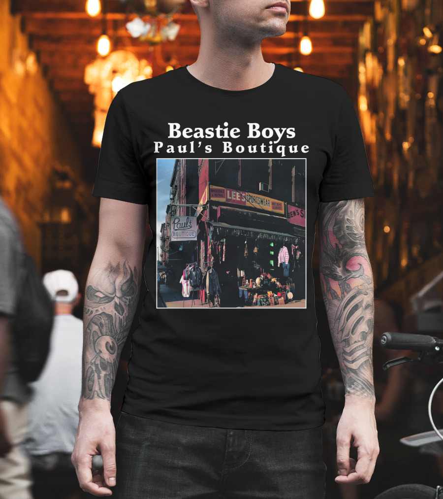 Beastie Boys Paul's Boutique Lee's Sportswear Paul's Boutique Sign T-Shirt