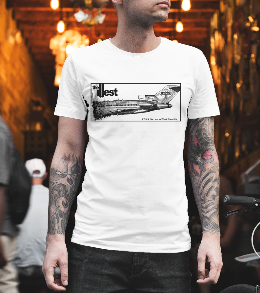 The Beastie Boys The Illest I Think You Know What Time It Is Plane Licensed to Ill T-Shirt